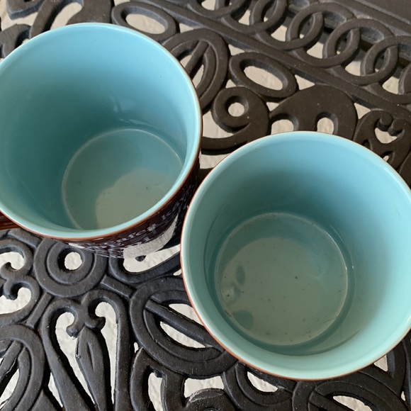 Set of Two brand NEW Starbucks mugs, brown with multiple language “coffee” motif - Picture 4 of 8